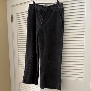 Madewell Black Flare & Wide Leg Jeans